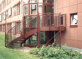 Wendeltreppe von Sahm Metallbau